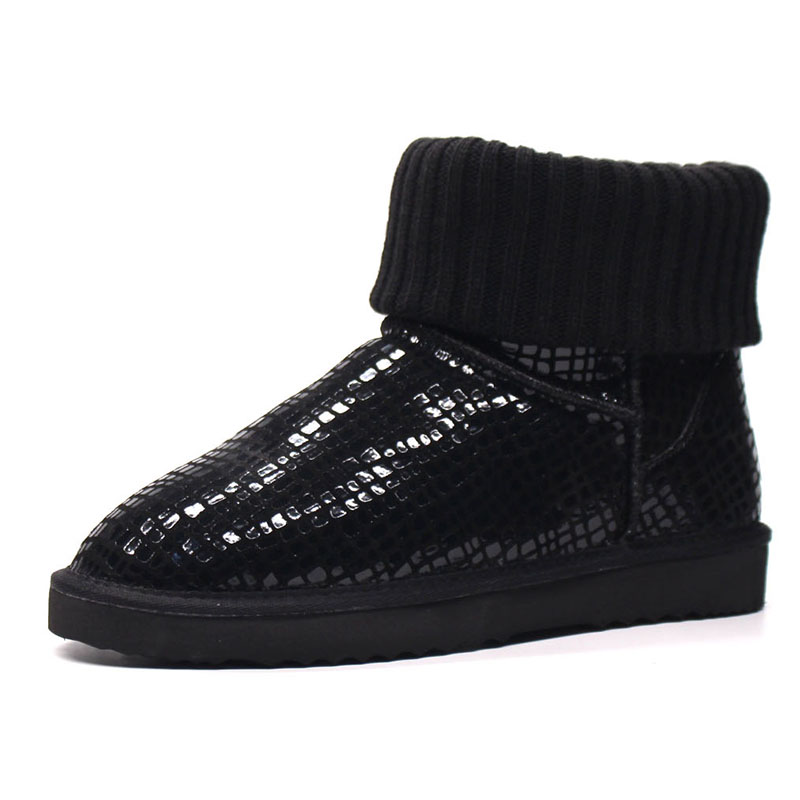 Snow Boot Fur Lined - Sepatu Bot Salju Musim Dingin Wanita