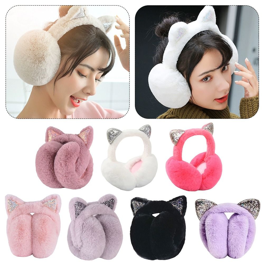 Ear Muff Foldable - Topi penutup telinga desain kelinci lucu