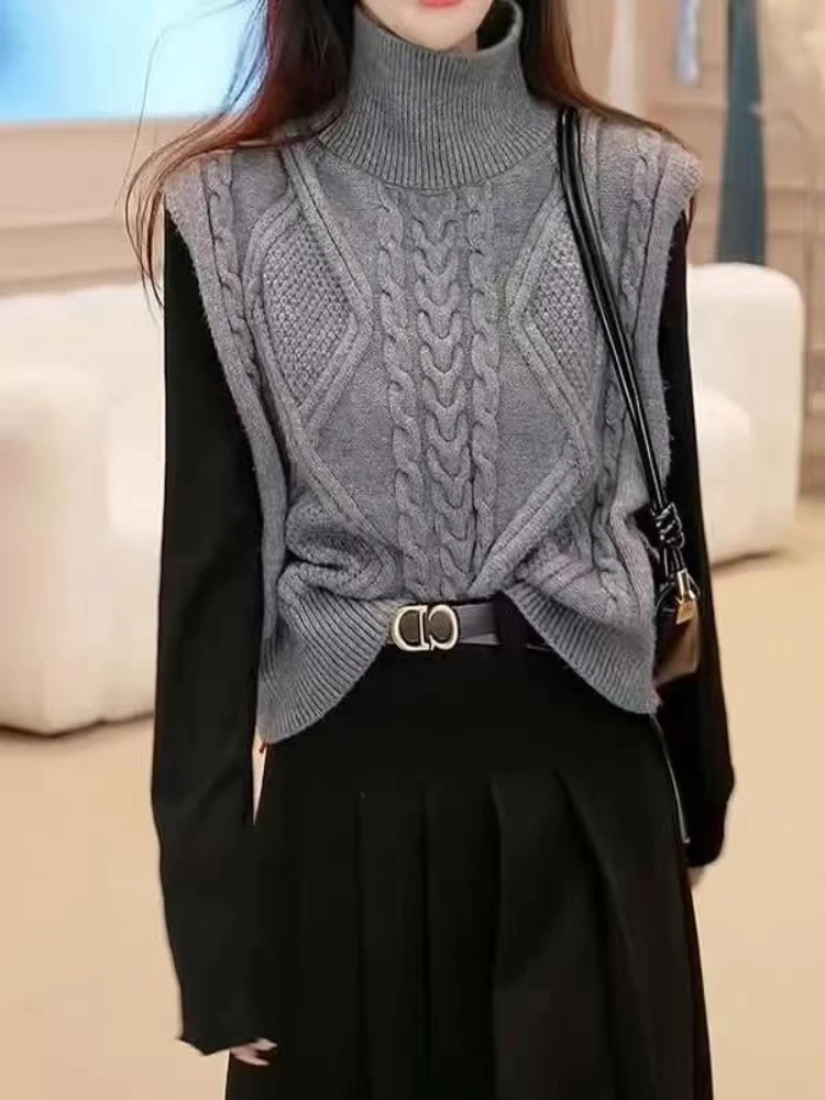 Winter Clothing Trends 2025 Women'S - Kardigan Rajut Wanita Model Longgar, Rompi