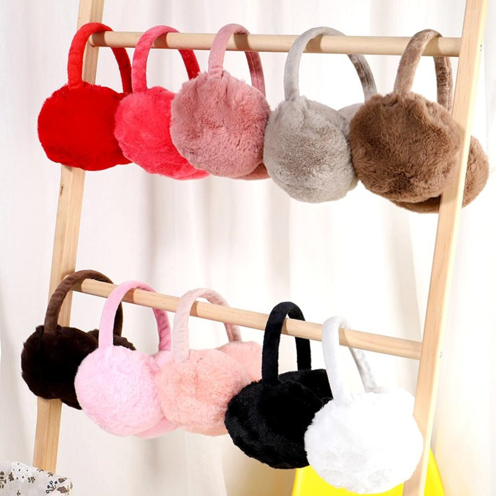 Ear Muff Foldable - Penutup telinga musim dingin berbulu Wanita