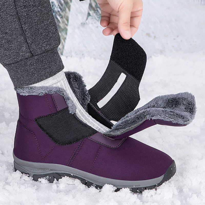 Snow Boot Fur Lined - Sepatu Bot Salju Wanita Berlapis Bulu