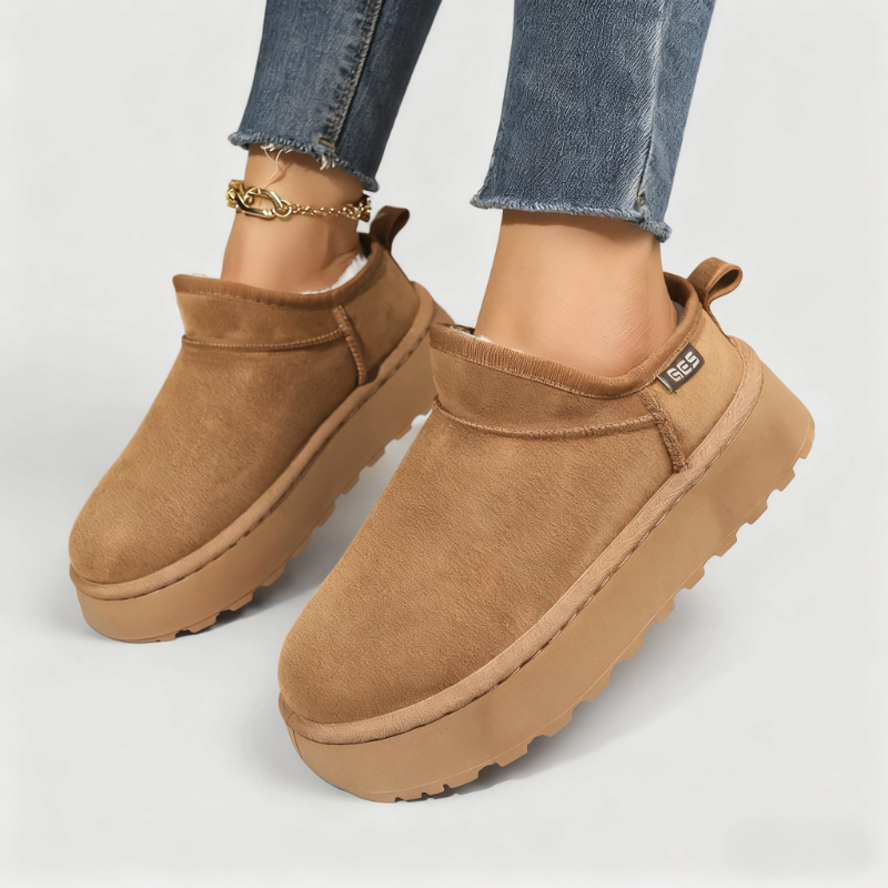 Snow Boot Fur Lined - Sepatu Bot Musim Dingin Baru 2026