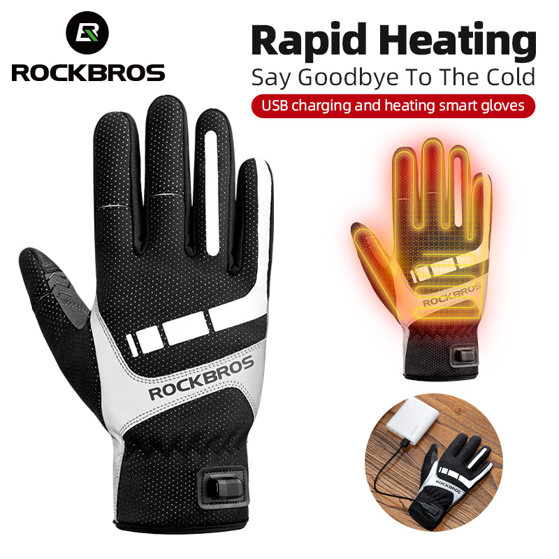 Knit Glove Touch Screen - ROCKBROS sarung tangan bersepeda elektrik, sarung