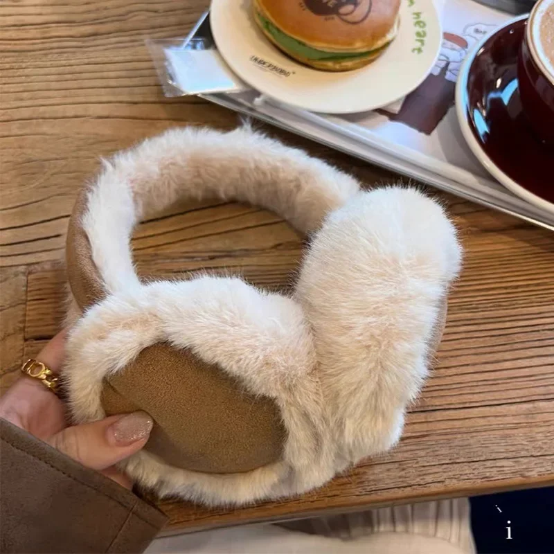 Ear Muff Foldable - Penutup Telinga Bulu Tebal Lipat untuk