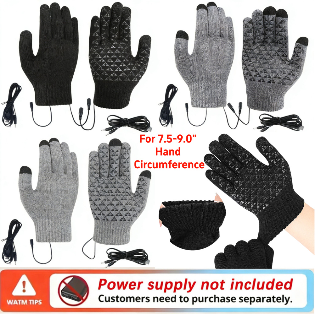 Knit Glove Touch Screen - 5-1 Pasang Sarung Tangan Rajut Berpemanas
