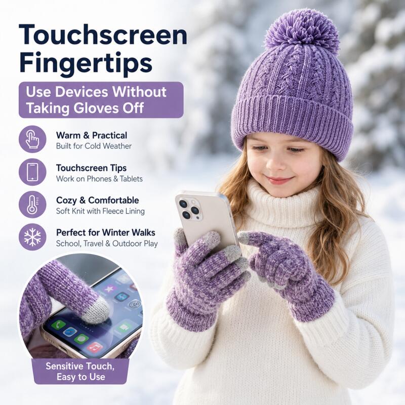 Set Sarung Tangan Layar Sentuh - Knit Glove Touch Screen ulasan dan harga