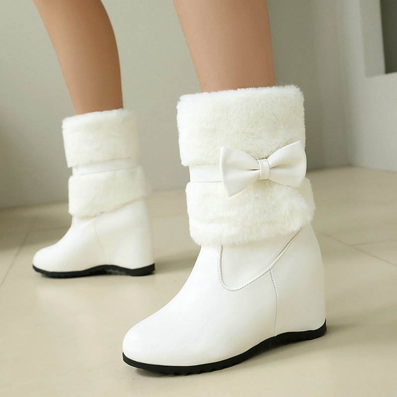 Sepatu Bot Salju Wanita Hitam  - Snow Boot Fur Lined ulasan dan harga