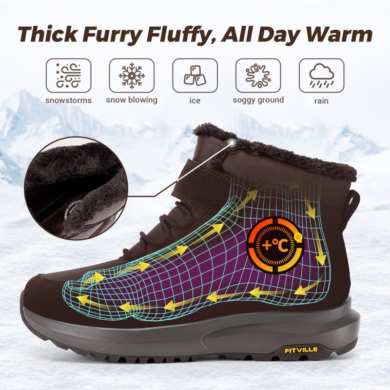 FitVille Sepatu Bot Musim Ding - Snow Boot Fur Lined ulasan dan harga