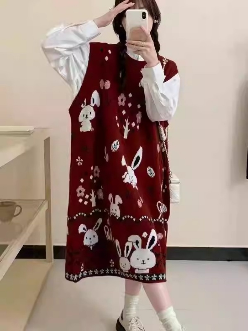 Gaun Rajut Tanpa Lengan Model  - Winter Clothing Trends 2025 Women'S ulasan dan harga