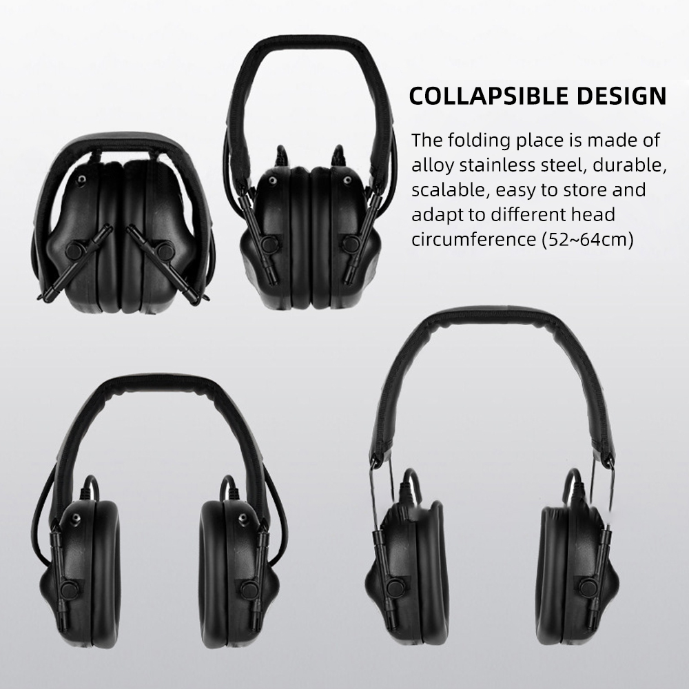 BOOIU Headset Menembak Elektro - Ear Muff Foldable ulasan dan harga