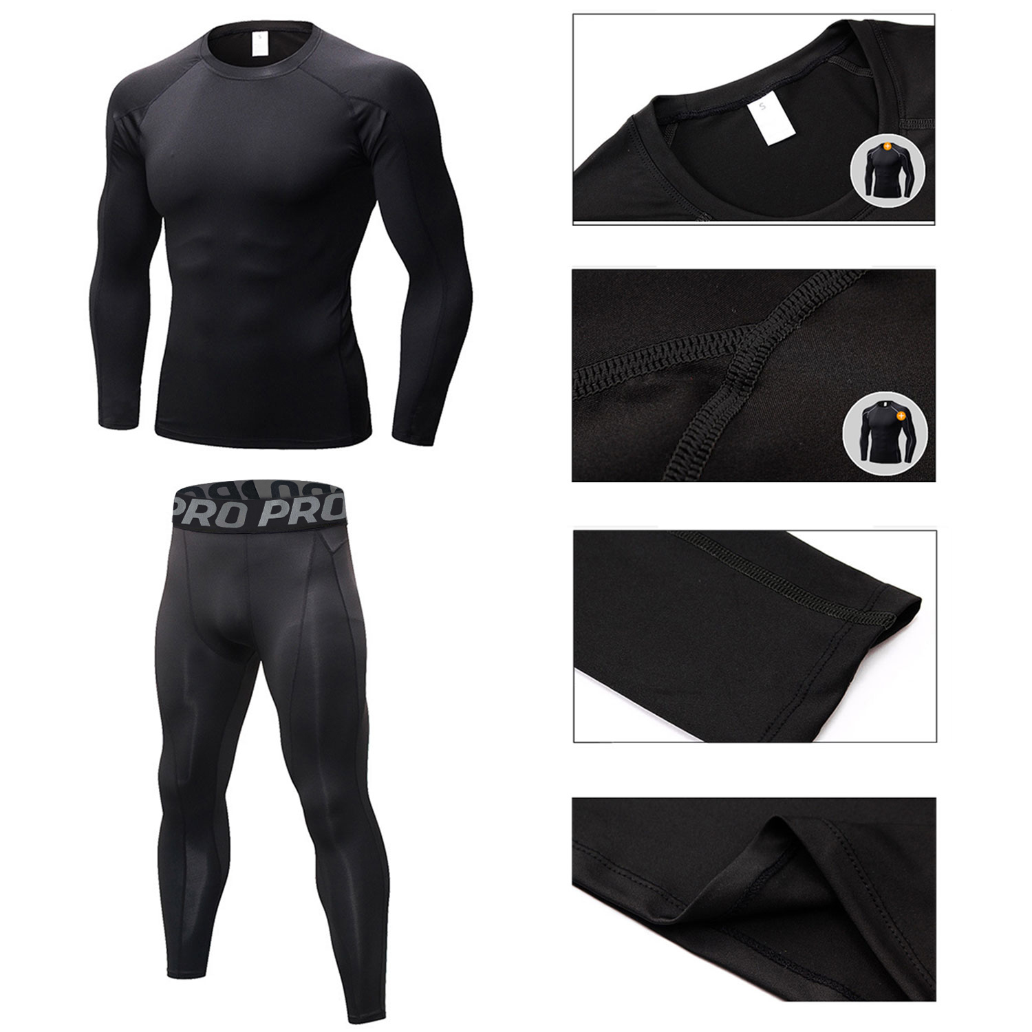 Baju olahraga pria, baju lenga - Winter Clothing Layers ulasan dan harga