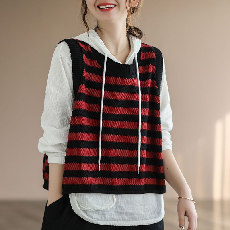 Rompi Rajut Wanita Bergaris Pa - Winter Clothing Trends 2025 Women'S ulasan dan harga