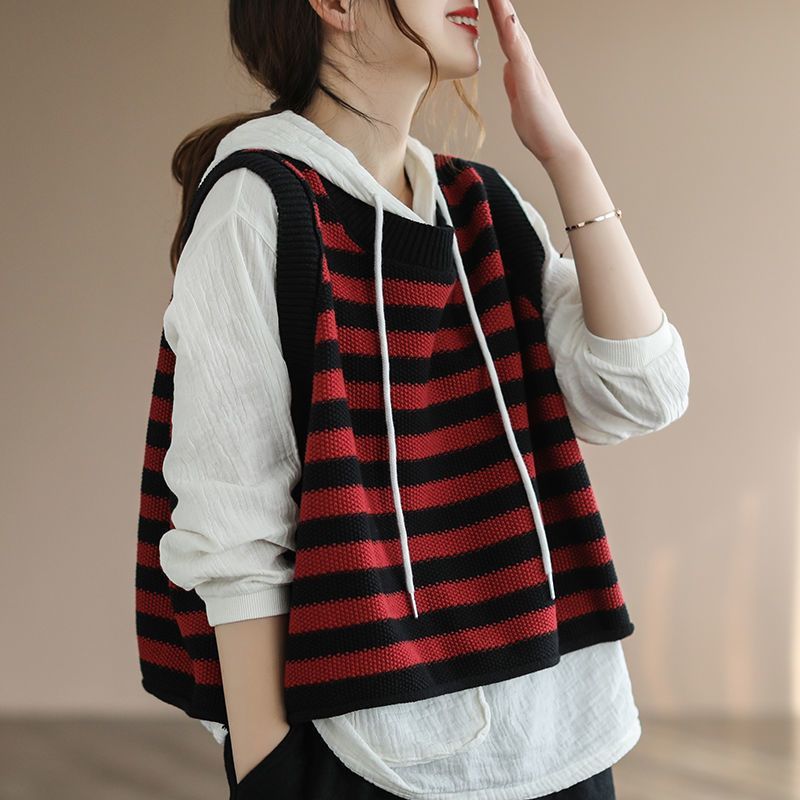 Rompi Rajut Wanita Bergaris Pa - Winter Clothing Trends 2025 Women'S ulasan dan harga