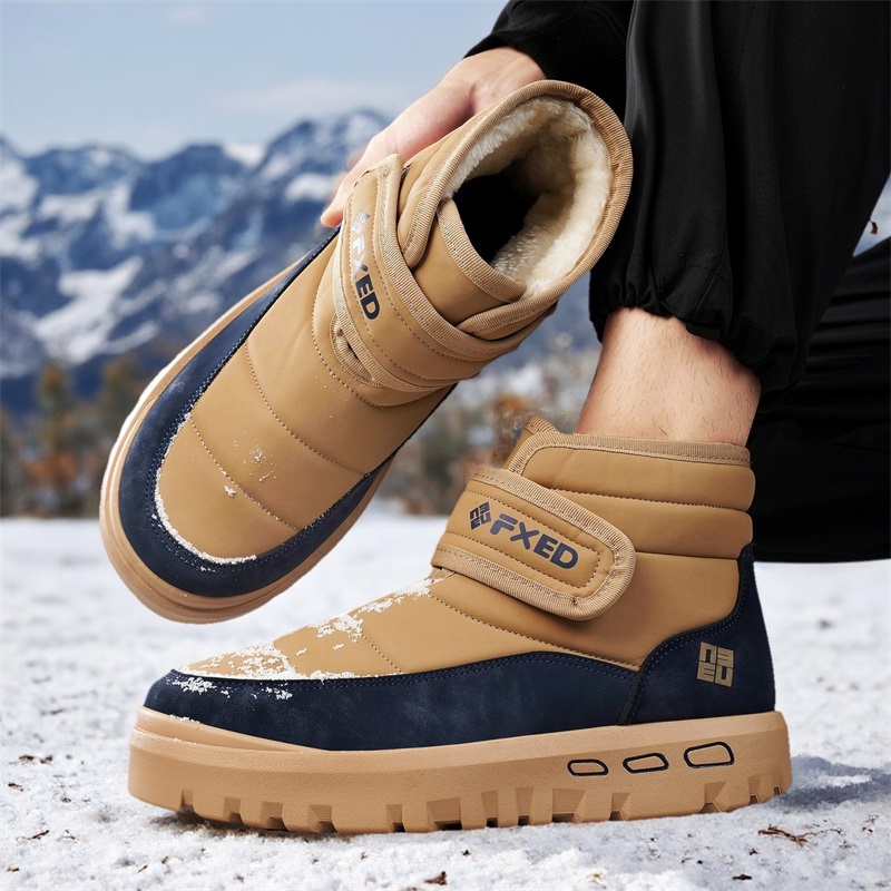 Sepatu Bot Salju Pria Musim Gu - Snow Boot Fur Lined ulasan dan harga
