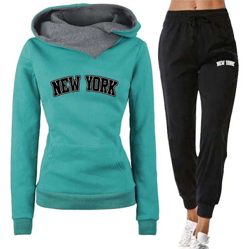 Hoodie Tracksuit Wanita Musim  - Winter Clothing New York ulasan dan harga