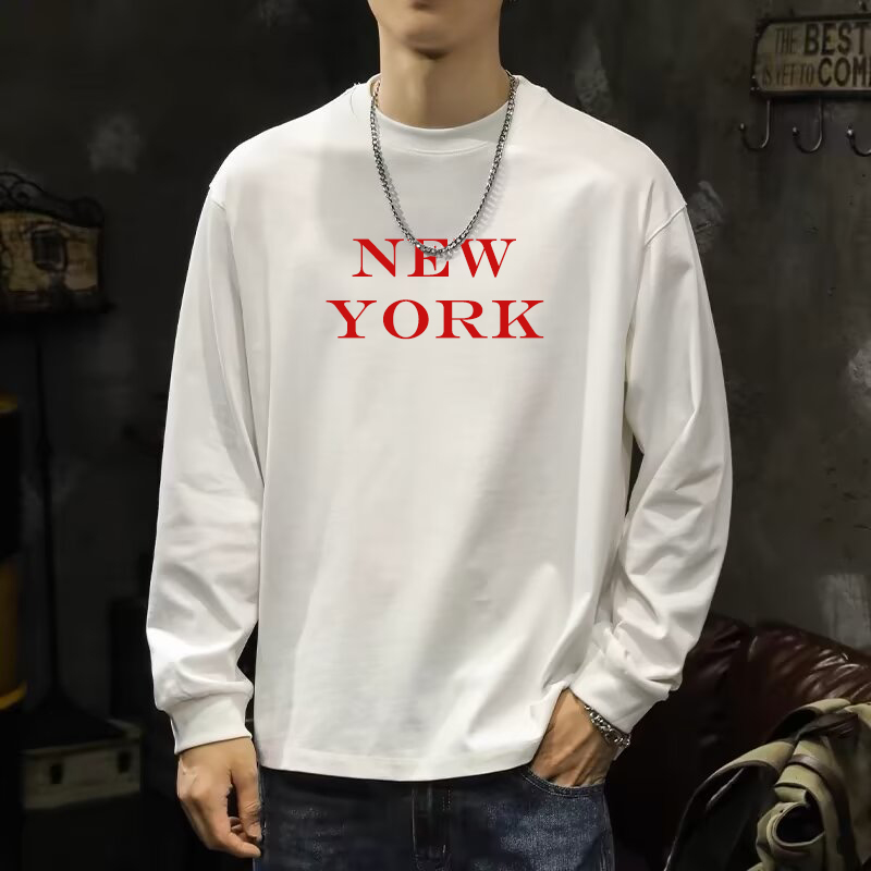 Sweatshirt pria katun murni, p - Winter Clothing New York ulasan dan harga
