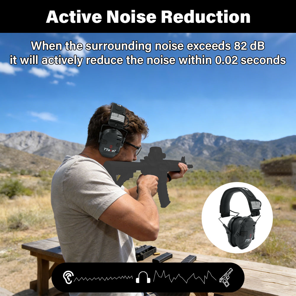 W1/W3 Headset Elektronik Lipat - Ear Muff Foldable ulasan dan harga