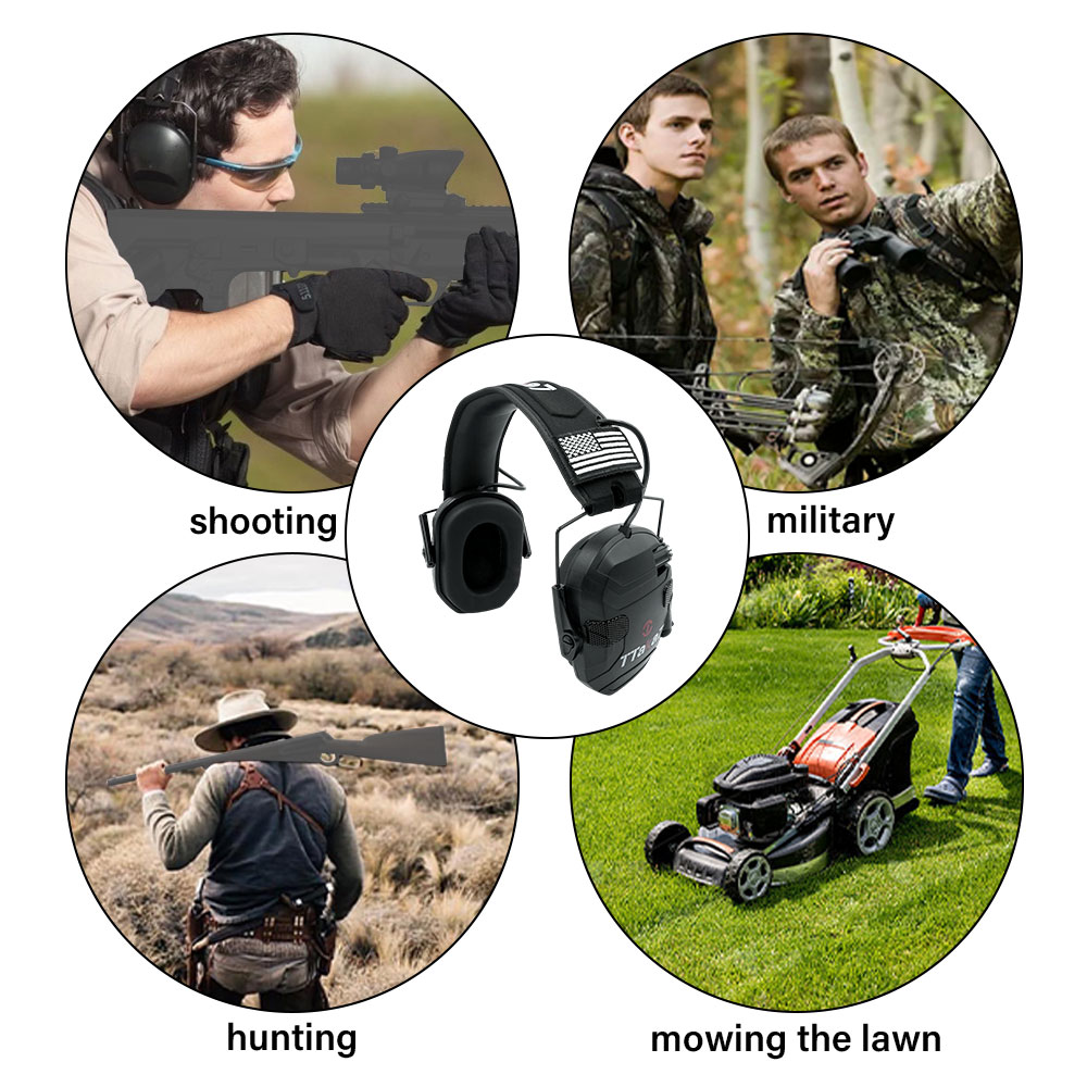 W1/W3 Headset Elektronik Lipat - Ear Muff Foldable ulasan dan harga