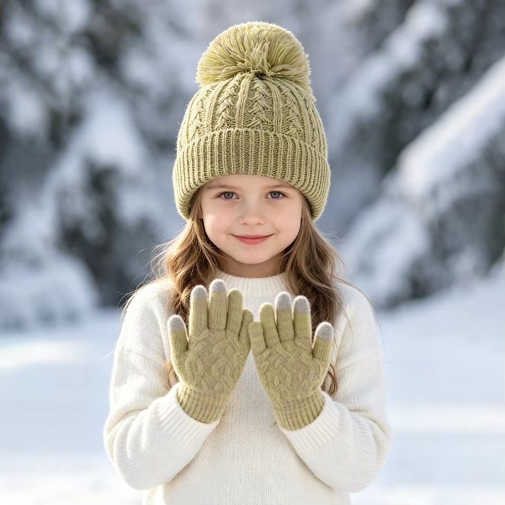 2 Buah/Set Set Sarung Tangan T - Knit Glove Touch Screen ulasan dan harga