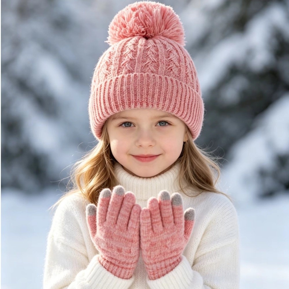 2 Buah/Set Set Sarung Tangan T - Knit Glove Touch Screen ulasan dan harga