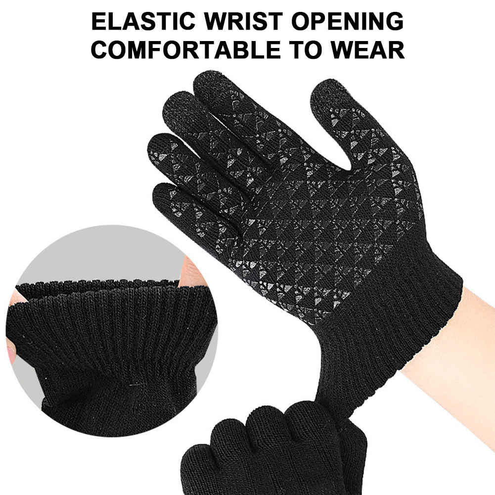 5-1 Pasang Sarung Tangan Rajut - Knit Glove Touch Screen ulasan dan harga