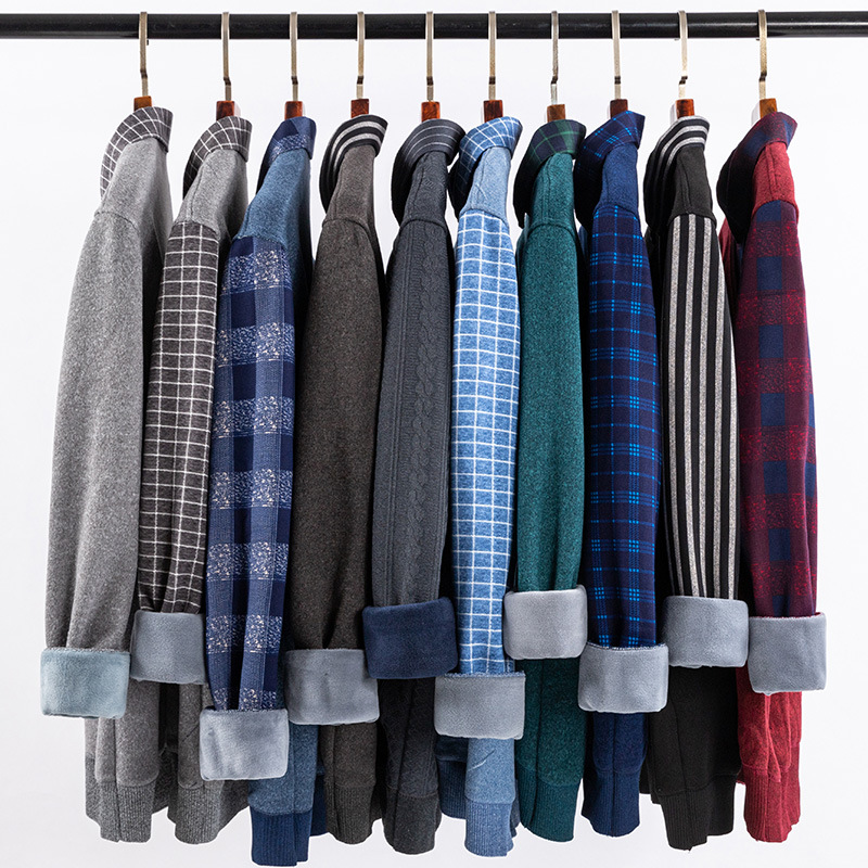 Kemeja Rajut Pria Berkerah Kas - Winter Clothing Layers ulasan dan harga